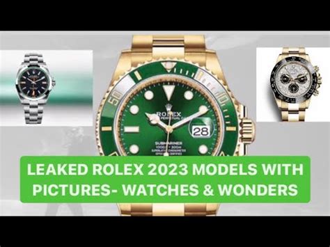 rolex leaked 2023|rolex watches rumors.